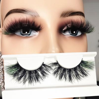 China Real Handmade Long Volume Eyelashes Wholesale Superb Dramatic Bulks 22mm Mink Lashes Mink Color Lashes for sale