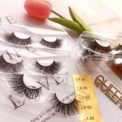 China FLUFFY Top Quality 20mm Mink Eyelash Fluffy Strip Lashes Mink Lashes Vendor for sale