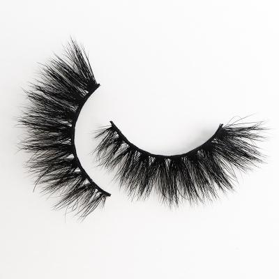 China Natural High Quality Short Lashes Vendor Packing Mink Long Band Lashes Eye Lashes Mink for sale