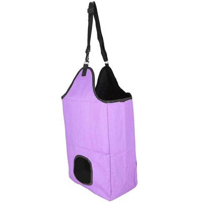 China Durable Horse Hay Bags Sturdy Feeding Hay Bag For Horses Sheep Feeder Tote Bag Slow Feeder Hay Nets for sale