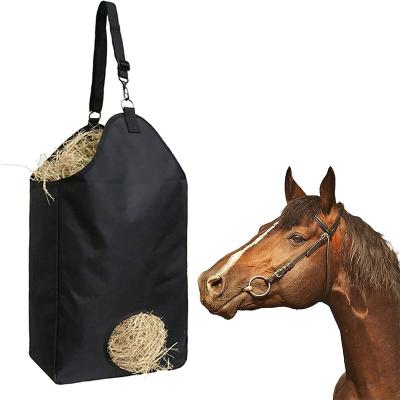 China Durable Horse Hay Bags Sturdy Feeding Hay Bag For Horses Sheep Feeder Tote Bag Slow Feeder Hay Nets for sale