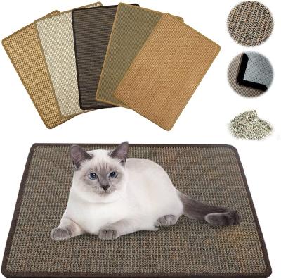 China Breathable Custom Cat Scratch Pad Sofa Pad Sisal Pet Protection for sale