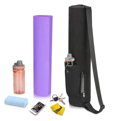 China Eco-Friendly Waterproof Custom Yoga Mat Carrier Storage Bag With Pockets for sale