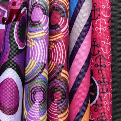 China China Supplier Waterproof Oxford 600D PU PVC Coated Printed Fabric, Printing Oxford Fabric For Bag Luggage for sale