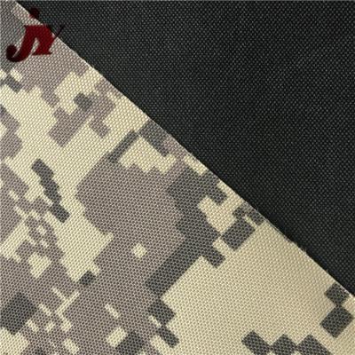 China Waterproof Factory Hotsale 600D DTY Waterproof PU Coated Camouflage Oxford Fabric For Bag Tent Material for sale