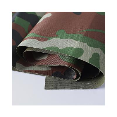 China High Quality 600d Memory Pvc Coated Waterproof Polyester Camouflage Print Custom for sale