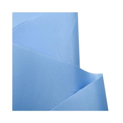 China wholesale price waterproof per meter stretch good quality polyester satin blue green fabric for lady dress for wedding for sale