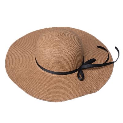 China New summer image beach small bow sun vacation Japanese soft cool adjustable hat factory direct selling for sale