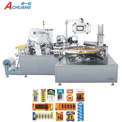 China New Semi-automatic Small Commodity PVC Blister Packing Machine For Ampoule Bottle Battery SDcard Glue for sale