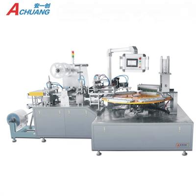 China Battery SD Card Products AC-350 Automatic High Frequency PVC Blister Paper Card Packing Machine for sale