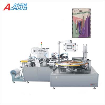 China Automatic Blister Paper Folder Commodity Hot Nail Sealing Machine For Hardware Blister Packing for sale