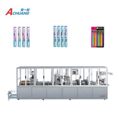 China Hot Products PVC+Paper Card Full Automatic Toothbrush Blister Seal Machine For Sale for sale