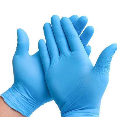 China Wholesale Powder Free Safety Hand Kitchen Vinyl Food Grade Nitrile Washing Plastic Gloves Anti-Slip for sale