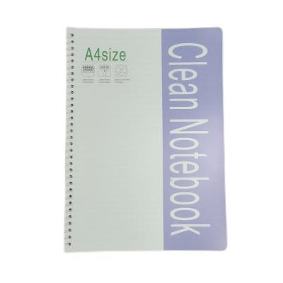 China Custom Industrial Use Anti-static Lint Free Eco Friendly Spiral Printed Office Cleanroom Notebook for sale