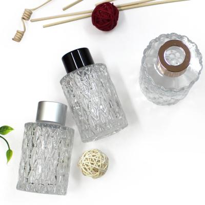 China Personal Care Home Reed Diffuser Perfume Glass Bottle Tubular Aroma Clear With Top for sale