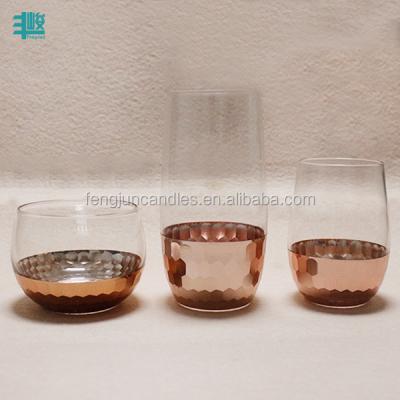 China FRC-2018305 CLASSIC plating rose gold background high empty glass ball and DOF for sale