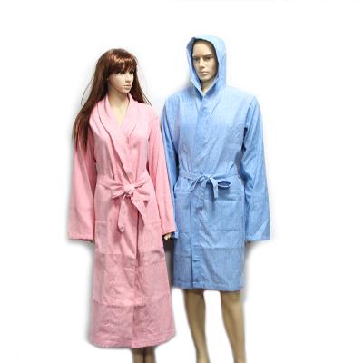 China Breathable Luxury Soft Suede Microfiber High Water Absorption Quick Dry Bathrobe for sale