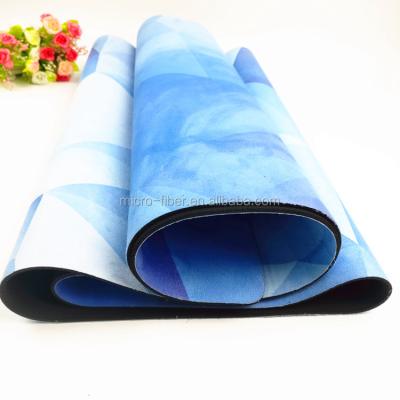 China Best Selling Printed Custom Made Eco Friendly Travel Shape Washable Yoga Mat for sale