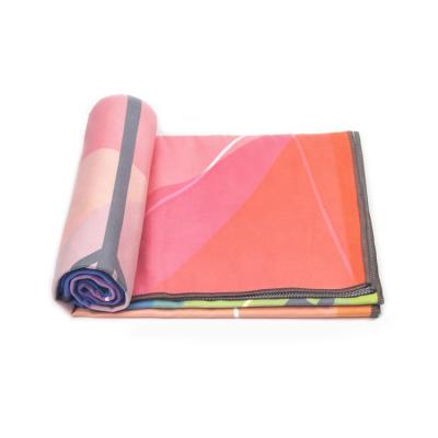 China Hot Selling Good Quality Suede Microfiber QUICK DRY Double Velvet Travel Yoga Towel for sale