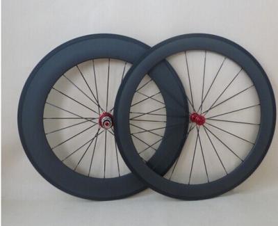 China YOUNGFANBIKE 700c front 60+rear 88MM Carbon clincher wheels with width 23mm for road bike for sale