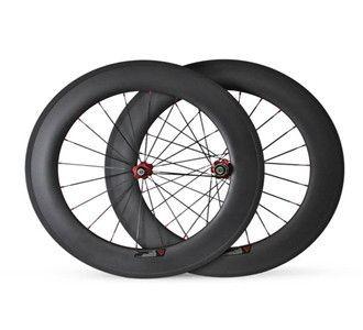 China Hot sale cheaper YOUNGFANBIKE 700c 88MM Carbon clincher wheelset width 23mm for road bike for sale