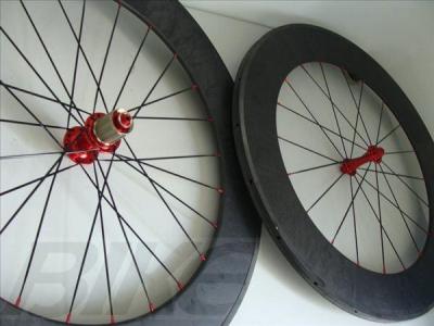 China Chinese popularSuper light strong 700c clincher carbon wheelset carbon 88mm 23mm road bike for sale