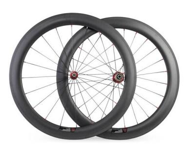 China Ultra Light 60mm Carbon Fiber Wheels For 2014 23mm Wider 1520g Clincher/tubular wheelset for sale