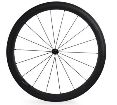 China HOT 2014 newest Chinese 700C G3 50mm pull straight spokes Road bicycle wheelset23mm width for sale