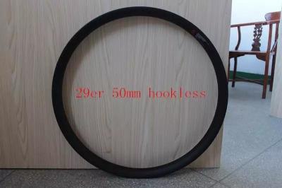 China Widest 29ER Hookless Carbon Rims 50MM width 30mm depth MTB clincher for Mountain Bike wheel bicicleta carretera for sale