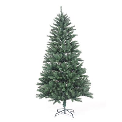 China PVC Customized Size Artificial Christmas Tree Flocked Snowy Trees With Pine Cone Decoration for sale