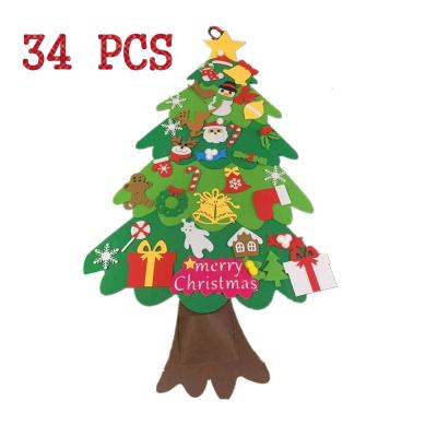 China Felt New Arrive 2021 3Mm Wholesale Diy Home Decoration Felt Felt Christmas Tree for sale