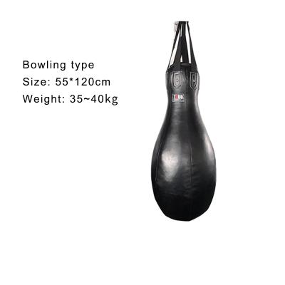 China Custom Man PVC Bowling Shape Heavy Free Standing Punching Sandbags Sandbag OEM for sale