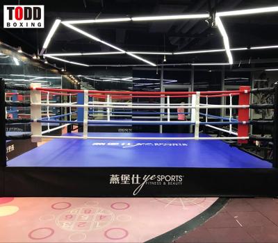 China Muttahida Majlis-e-Amal Sanda Mma Custom Kick Boxing Material Thai Style Floor Boxing Art Ring for sale