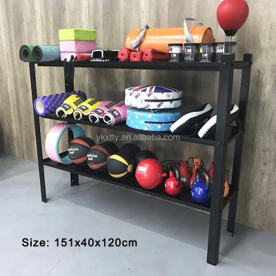 China Multi-Layer Functional GYM Fitness Equipment Gym Storage Rack for sale