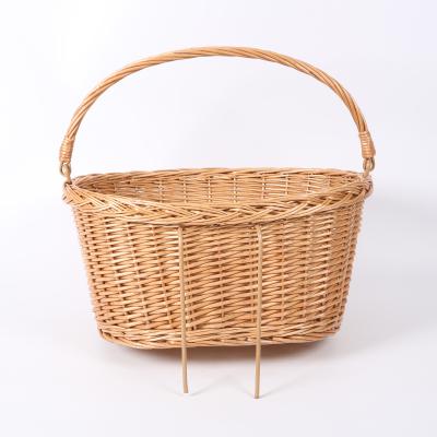 China Stocked best selling portable bicycle basket in factory for sale