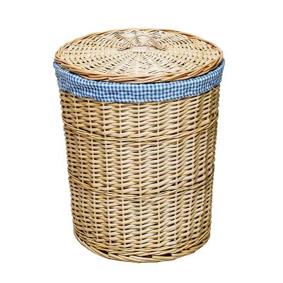 China Feature Jinliu nature ankekiao laundry basket wicker basket with cover for sale