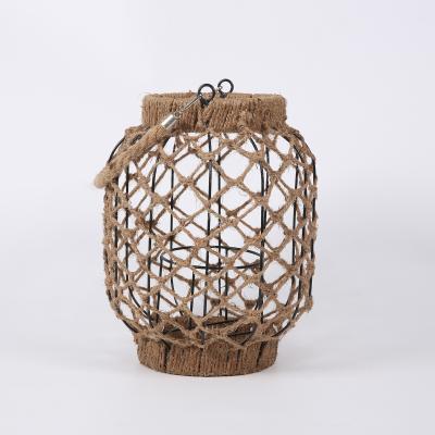 China Jialan Fabric Woven Storage Stocked Basket With Metal Inner Layer And Outer Layer for sale