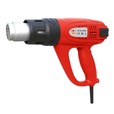 China Closed Handle Gun Type 1000W/2000W Temperature Air Gun Adjustable Hot Electric Heating Cool/Hot Air Portable for sale