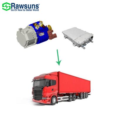 China Rawsun EV AC Motor 150-250kw RAD12000 Truck Conversion Synchronous Motor EV Kit Waterproof Electric Car Kit for sale