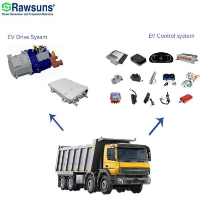 China Waterproof EV Conversion Kit Battery 450kw RAD20000L Heavy Truck Auto Electrico Synchronous Motor EV Gearbox Transmission for sale