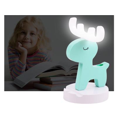 China Table Lamp With USB Port For Fashion Deer Pen Holder/Eye Protector Pen Holder/Eye Protector Light Nordic Desk Reading Led Lamp With Pen Holder for sale