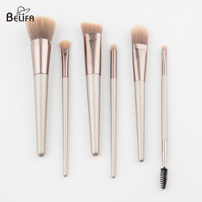 China Belifa 2019 Manufacturers direct sales of new 6pcs beauty custom makeup brush set with free sample for sale