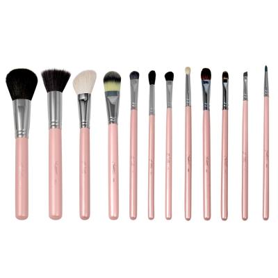 Китай 12 piece beautiful pink function makeup brush set super Soft Synthetic Hair professional china suppliers продается