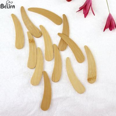 China Custom diy mask tool skincare mask brush spoon cosmetic mini face clay mask brush wooden bambu bamboo handle and spatula zu verkaufen