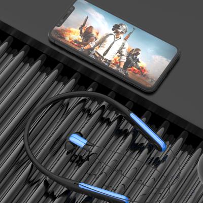 China Zero In-ear Delay 25 Hours Working 5.0 TF Card Solt Necklaces Magnetic Vibration Wireless Gaming Earphone for sale