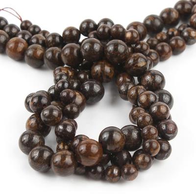 China DIY Jewelry Hand Making Wholesale Bronzite Africa Bloodstone Pink Opal Australian Round Stone Loose  beads crystal beads for jewelry making for sale