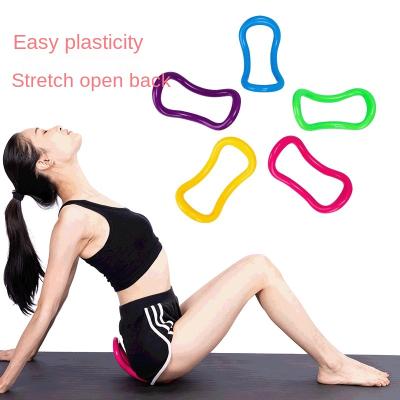 China Hot Selling Accessori Home Training Ring Multi Stretch Wave Pilates Ring Circle Pilates Yoga Ring Stretch Fitness Exercise Yoga Ring for sale