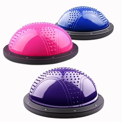 China Safe Wholesale High Quality Customizable Eco - Friendly Pilates Half Ball For Fitness Exercise for sale