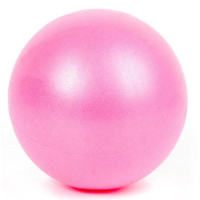 China Anti-burst 9 Inch 25cm Small Pilates Mini Yoga Exercise Ball With PVC Balls Anti Burst Custom Logo for sale