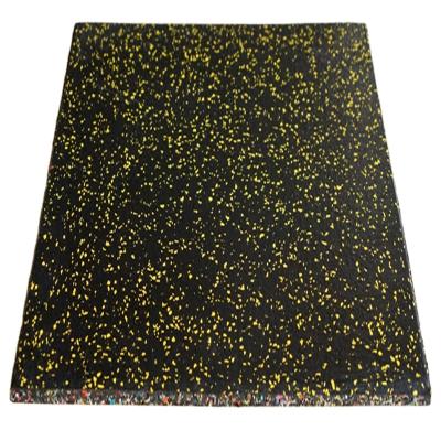 China 2021 high quality customizable anti-slip gym non-toxic rubber floor tiles for gymnasium dance room for sale